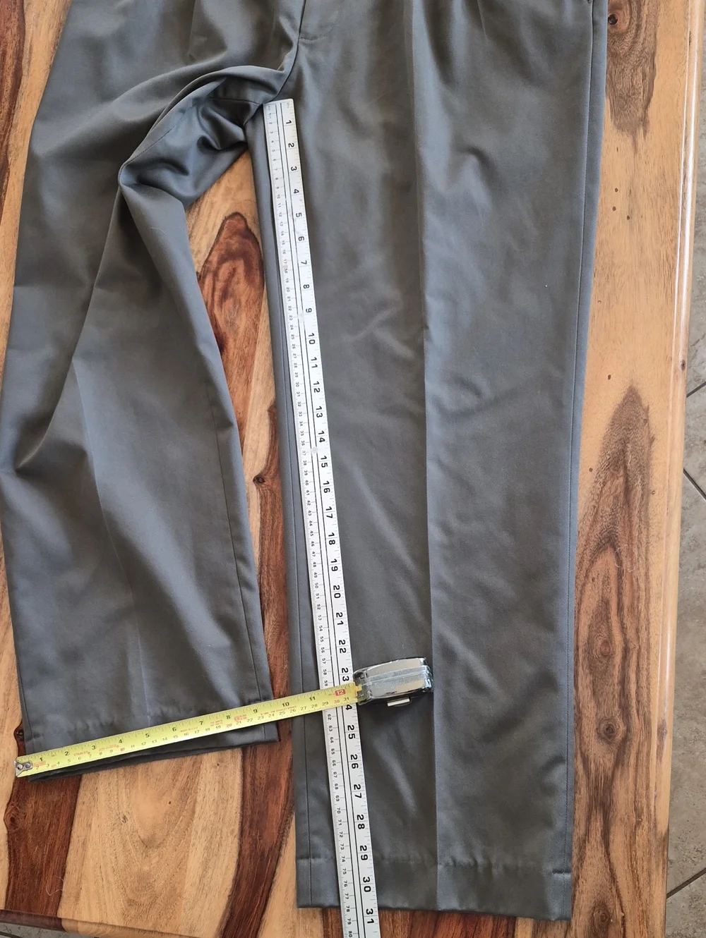 Lands' End Traditional Fit 100% Cotton Pleated Pants